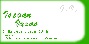 istvan vasas business card